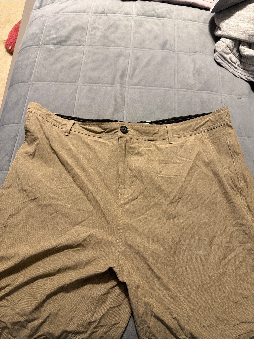 Micros Men's Hybrid Shorts in Khaki
